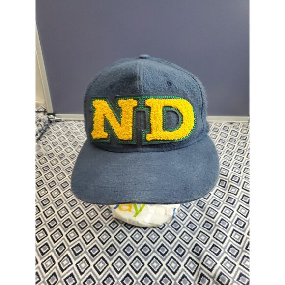 THE GAME ND Norte Dame Vintage Wool Hat Cap - Picture 1 of 16